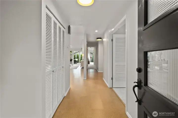 Step inside to a bright, streamlined entry that opens seamlessly into the living space.