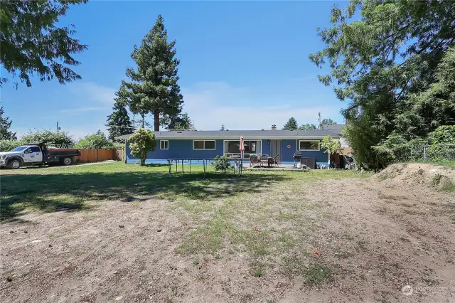 HUGE backyard on Sewer, RV Parking, or maybe even room for a Semi