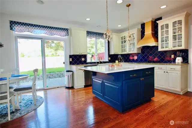 Beautiful open concept kitchen.