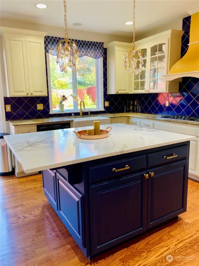 Beautiful open concept kitchen.