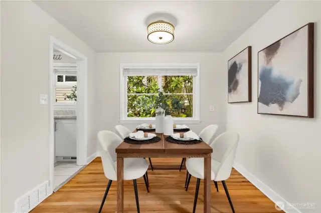 Dining room, just off the kitchen