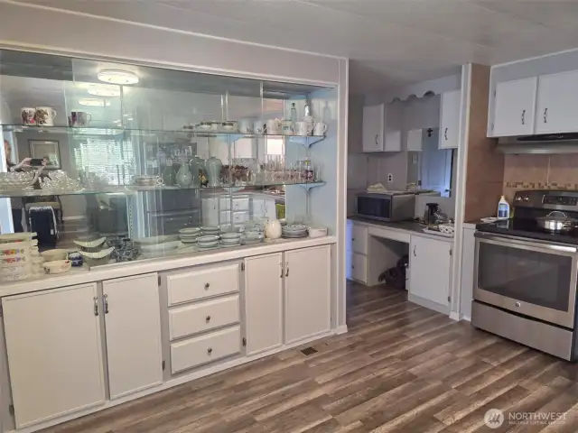 Built in cabinets in Kitchen