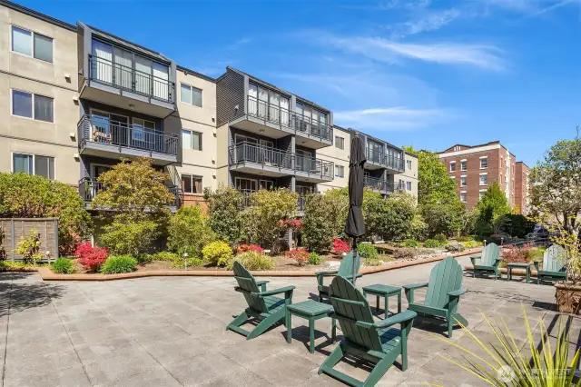The courtyard is your private outdoor escape—perfect for grilling, hosting, or simply basking in the sunshine.