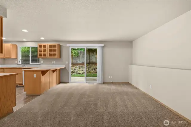 new carpet in large family room