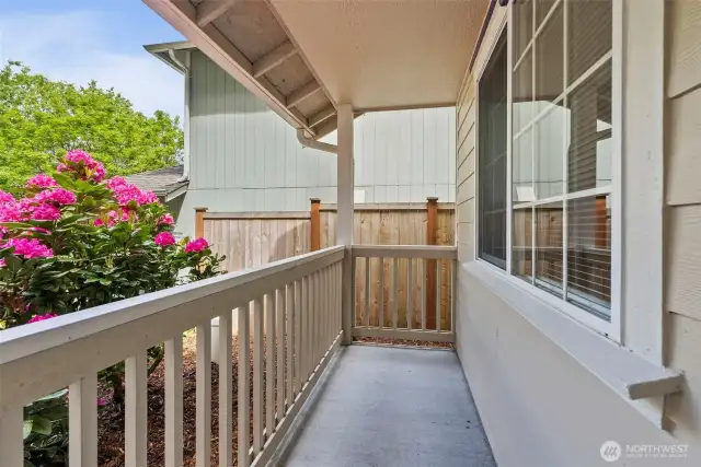 Large covered front porch.