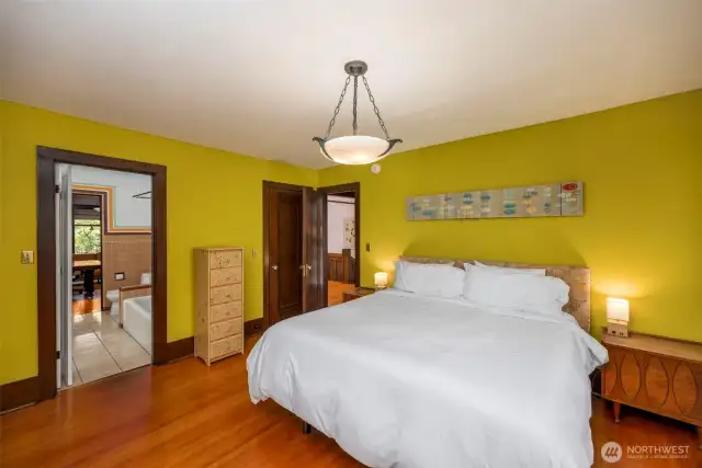 Thoughtfully designed with direct access to the bath and closet.