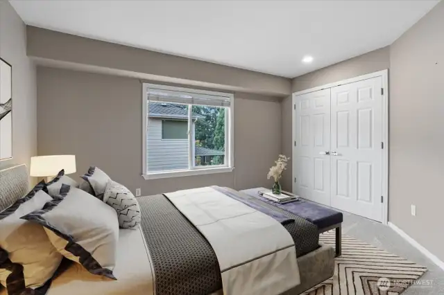 Bedroom 3 on 2nd floor (virtually Staged)