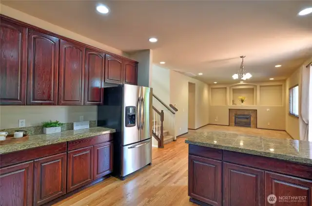Spacious kitchen with lots of counter space