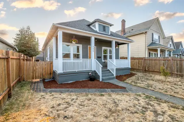 Large fully fenced large lot - close to services and bus liine.