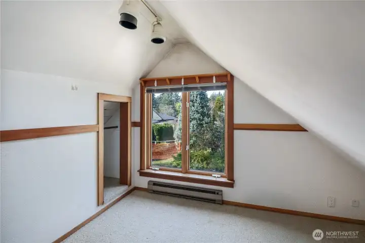 Upper bedroom #3 - view to Primary