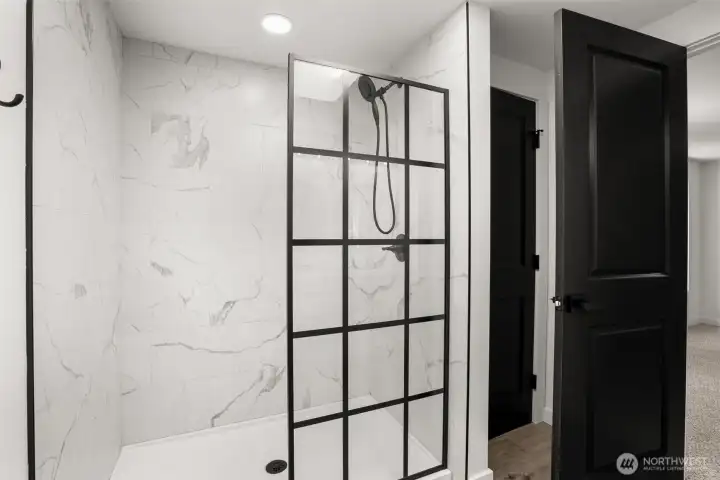 tile shower