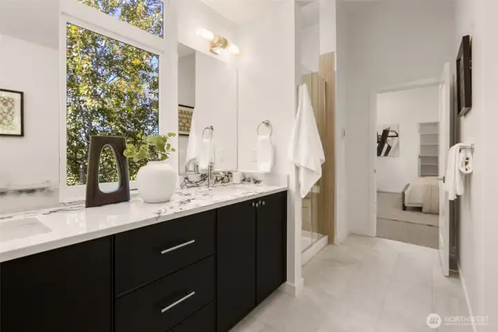 Your primary spa awaits - carrying the same level of luxury found throughout the home