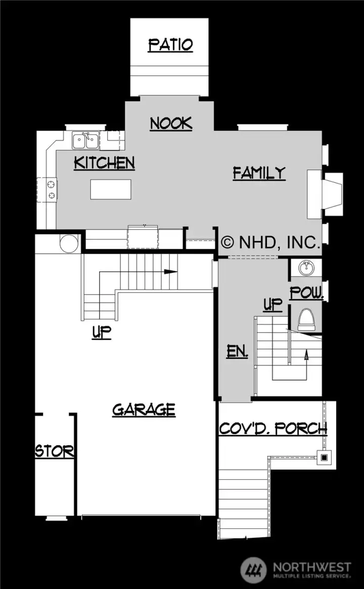 Main Floor plan. Floor plan is conceptual and may vary during construction. Dimensions, layout, and features are approximate and subject to change without notice.
