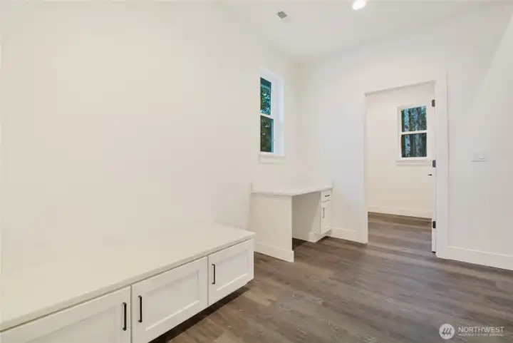 Mudroom, Prior Build of this Floorplan, Finishes will vary from Photos