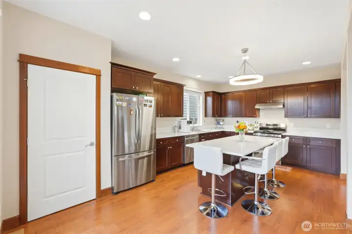 Great storage and a pantry in the kitchen