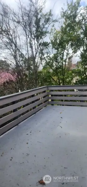 Deck off primary bedroom