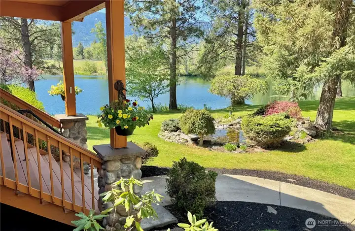 Entertain with ease in this stunning outdoor space.
