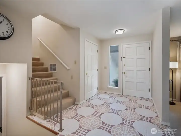 Super fun tri-level entry.
