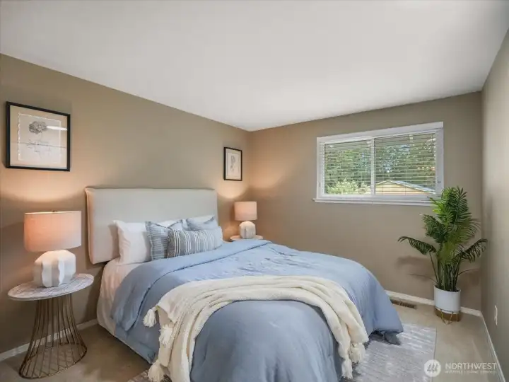 The first bedroom.