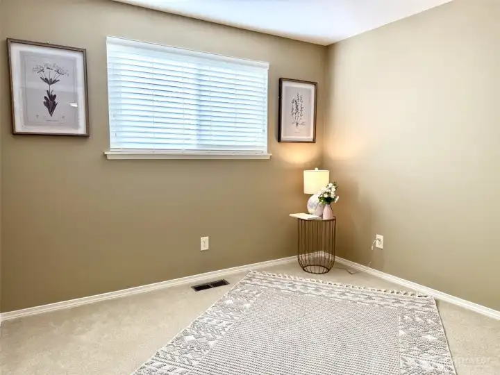 The bonus room upstairs has many possibilities.