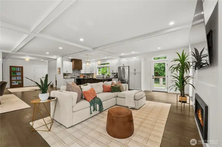 Beautiful box beam ceilings. Beautiful box beam ceilings.