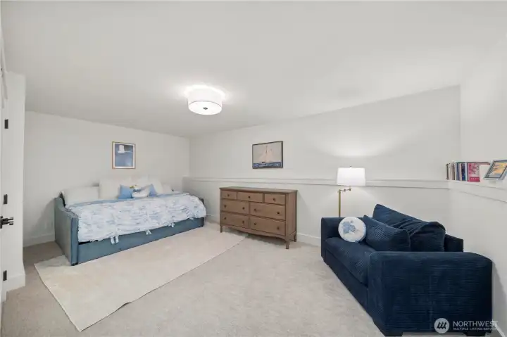 Downstairs bedroom. Downstairs bedroom.