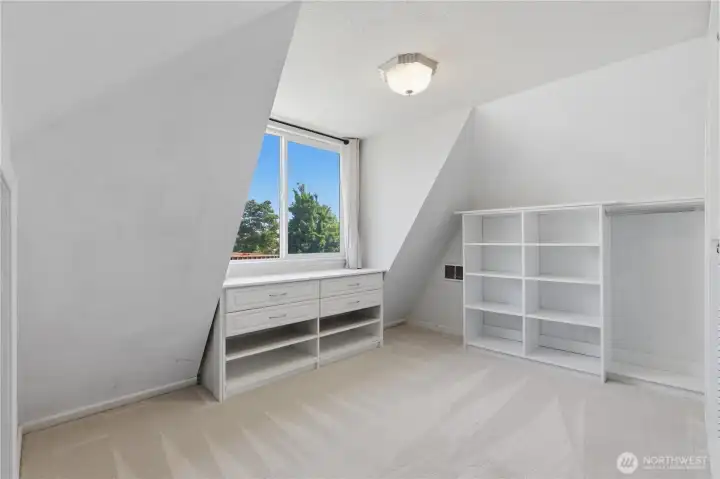 Primary closet