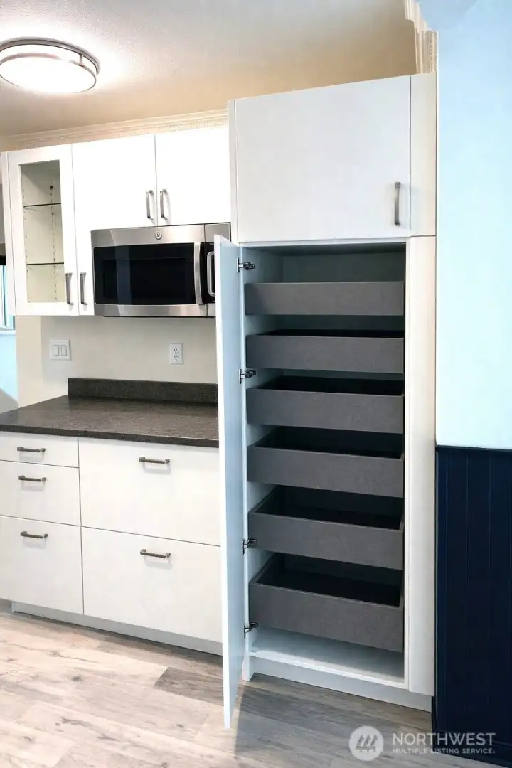 Kitchens side pantry