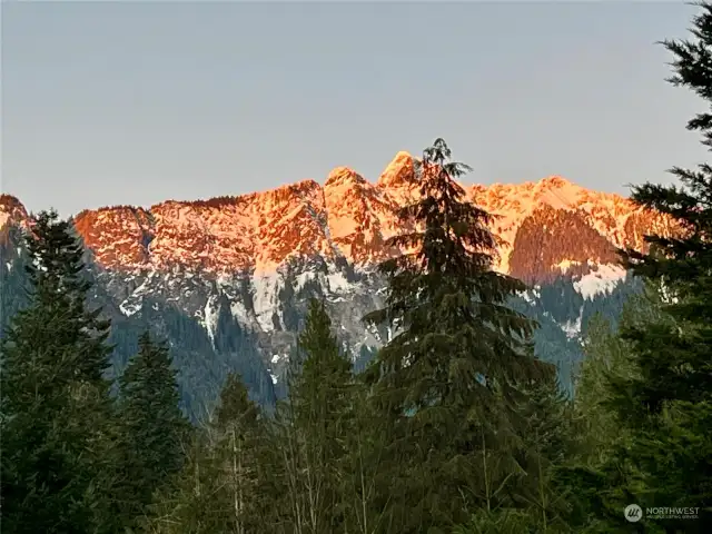 Evening sunset view from the upper deck