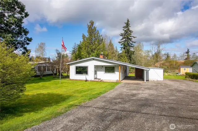 Tons of parking including connected carport, plenty of room for toys