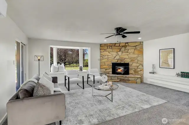 Great room off kitchen