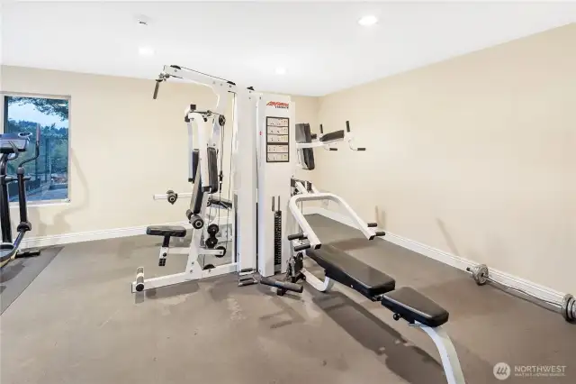 The Crystal Ridge clubhouse has a small gym for your personal workouts!