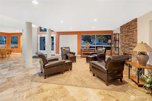 Kitchenette area is also included in the clubhouse.