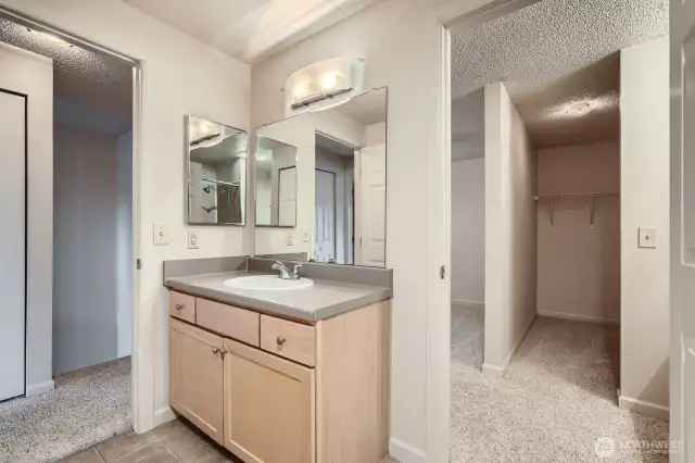 Vanity area in Primary Bedroom