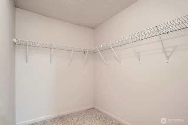 Walkin Closet in Primary Bedroom