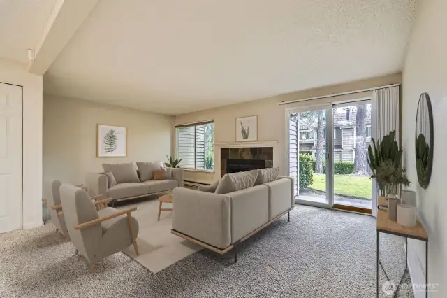 Living Room-Virtually Staged