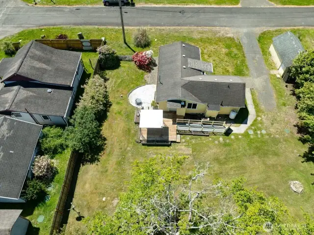 Good ariel shot of the property.