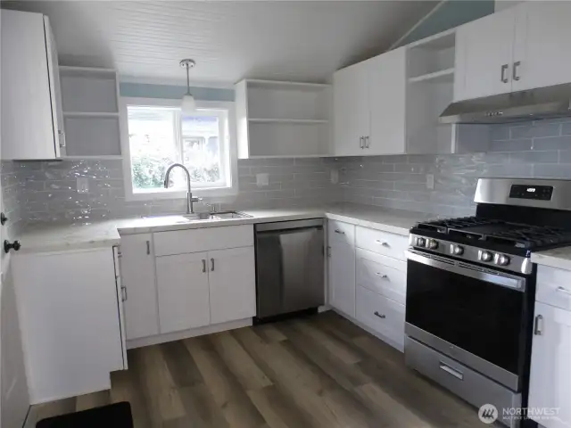 New kitchen cabinets as well.