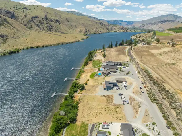 Located in Chelan County just below Lake Chelan
