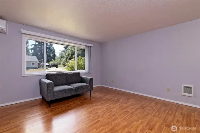 Good-sized living room.