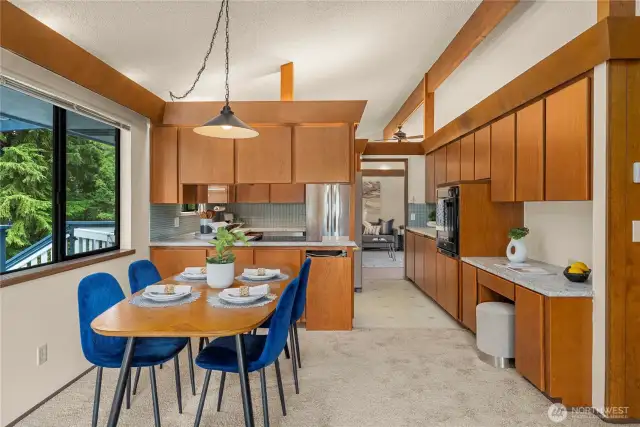 Dinning room off the kitchen.