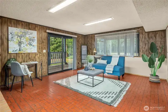 Easy access to the backyard.
