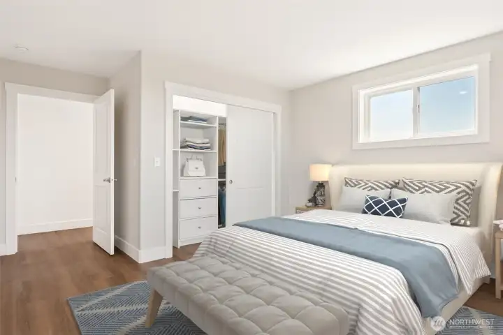 Main floor guest room _ Virtually Staged