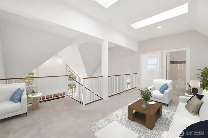 3rd Floor landing - Virtually Staged