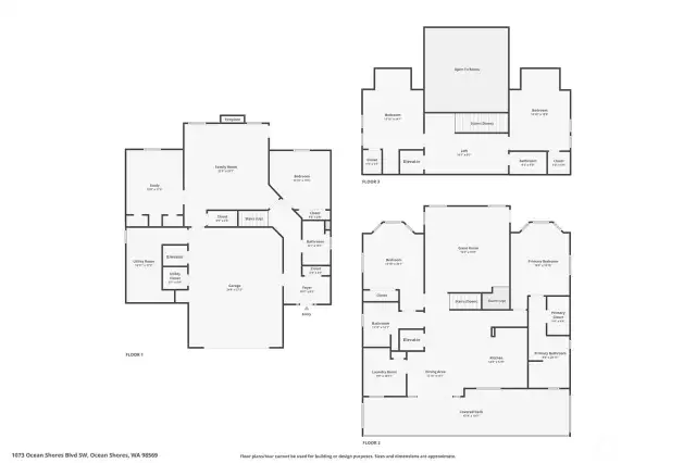 The complete floor plan