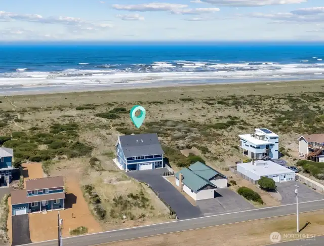 Completely renovated ocean front home.