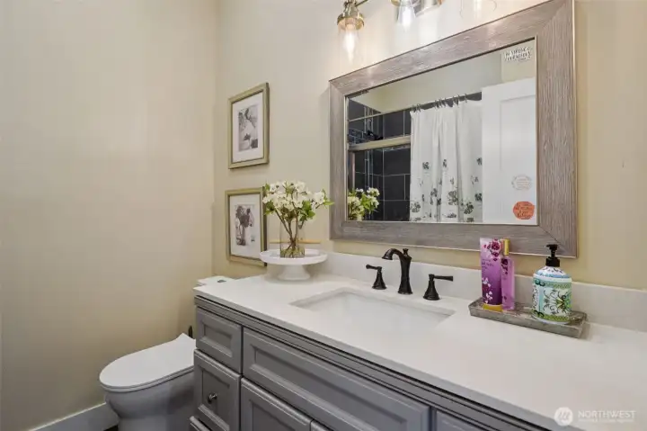 Full Bath on Upper Level