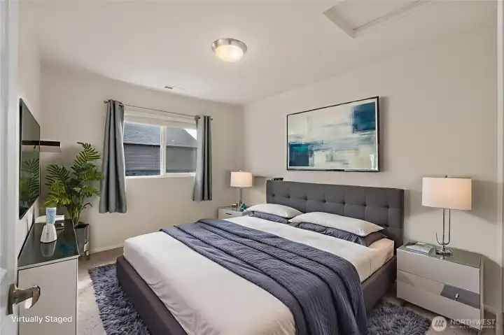 Bedroom 2 virtually staged