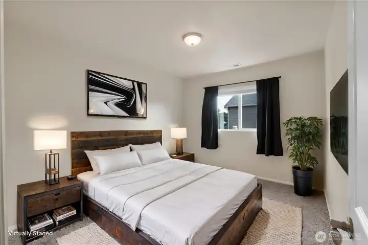 Bedroom 4 virtually staged