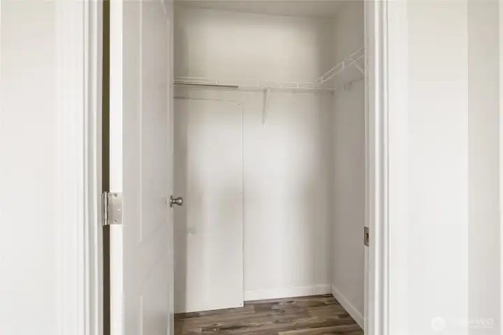 Primary closet